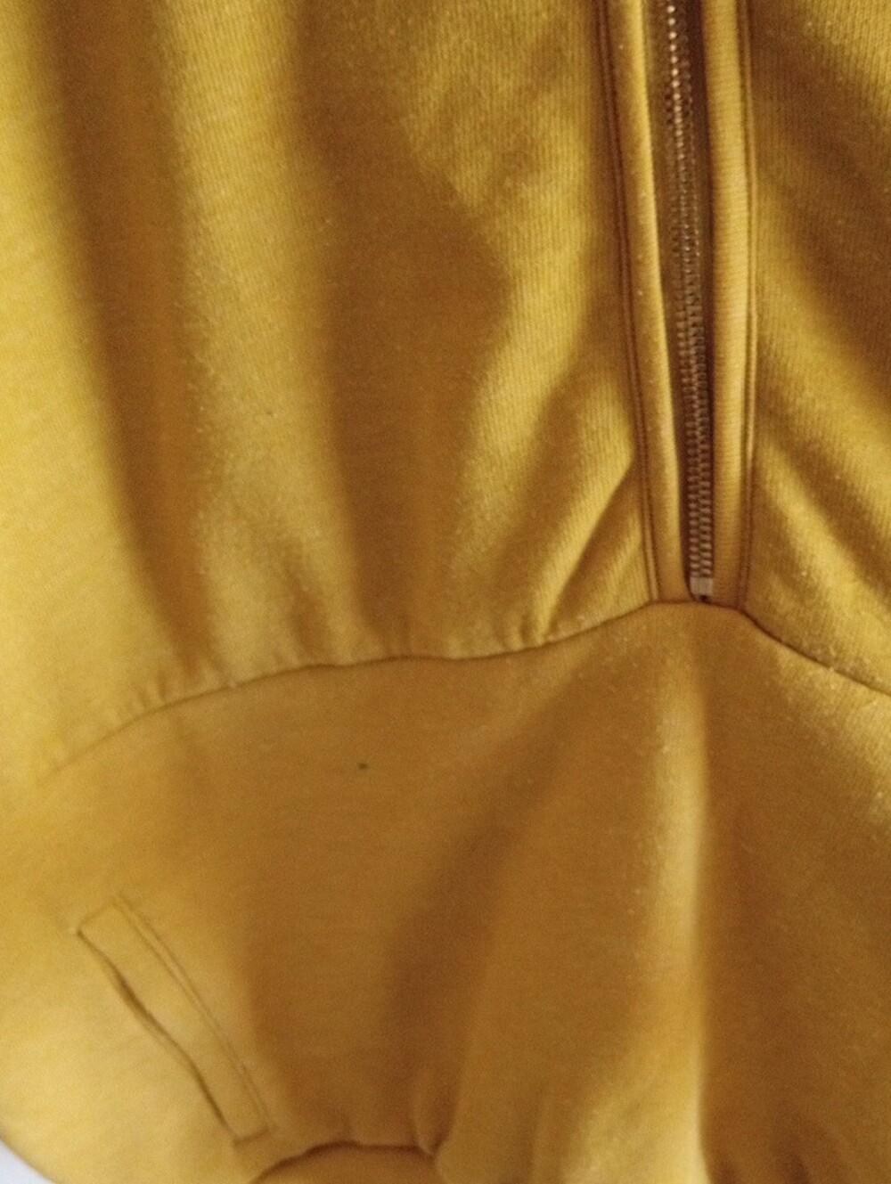 Aviator Nation Woman's Goldenrod Yellow Half-Zip Pullover - Picture 4 of 4